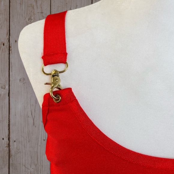 Wow Couture Sexy Neckline Bandage Crop top - Picture 6 of 9